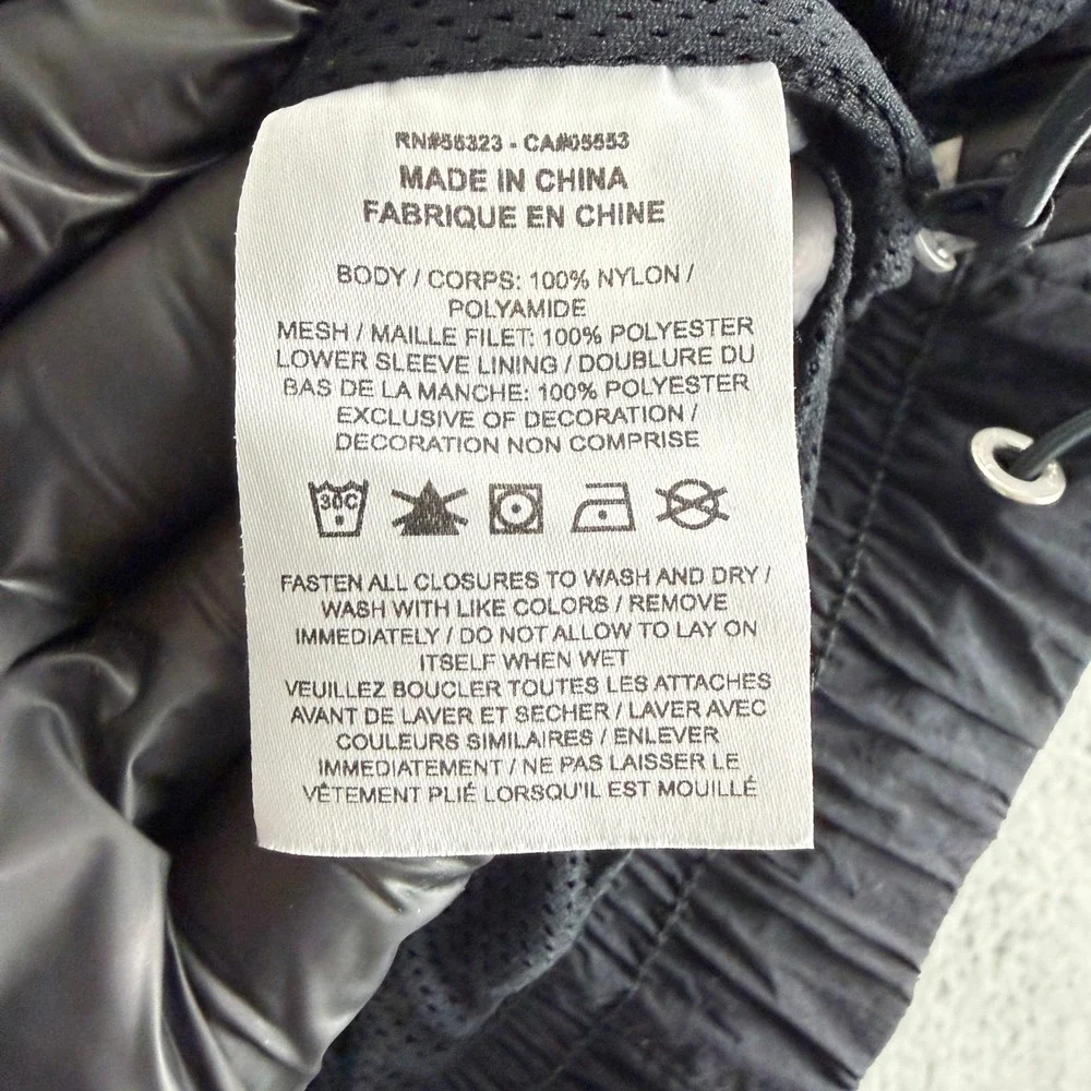 Jordan Flight Jacket Men's XXL Black Windbreaker Full Zip Mesh Lined DQ7336-010